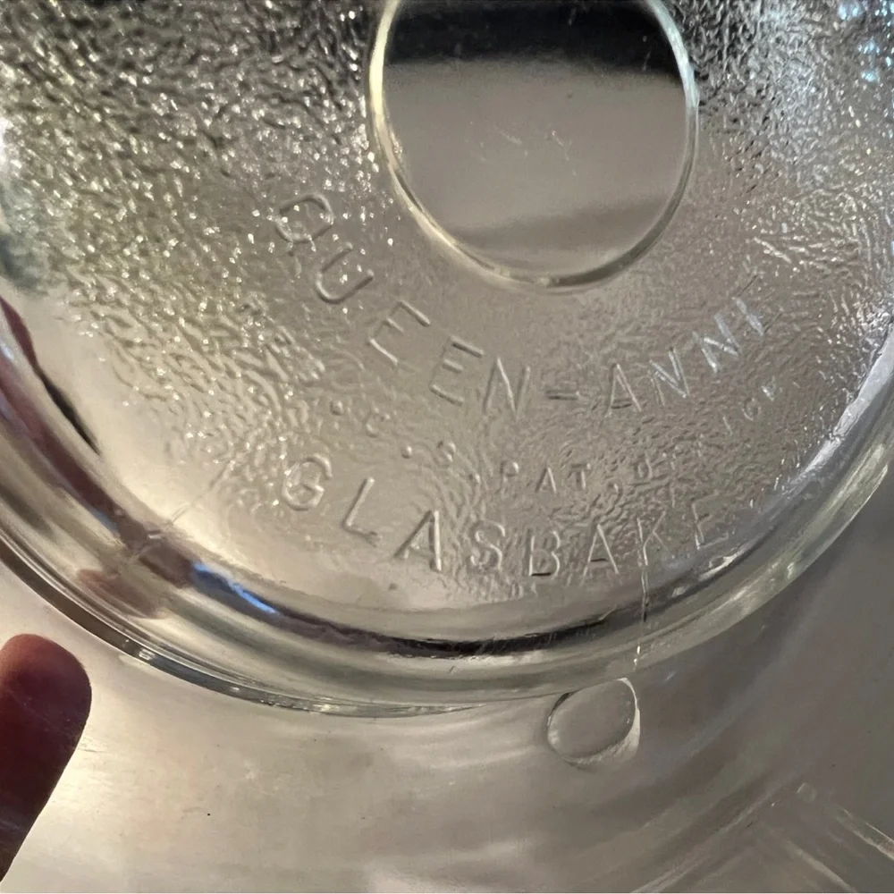 Vintage 40’s Queen Anne Glasbake Vintage Bundt Cake Pan or Jello Mold - USA